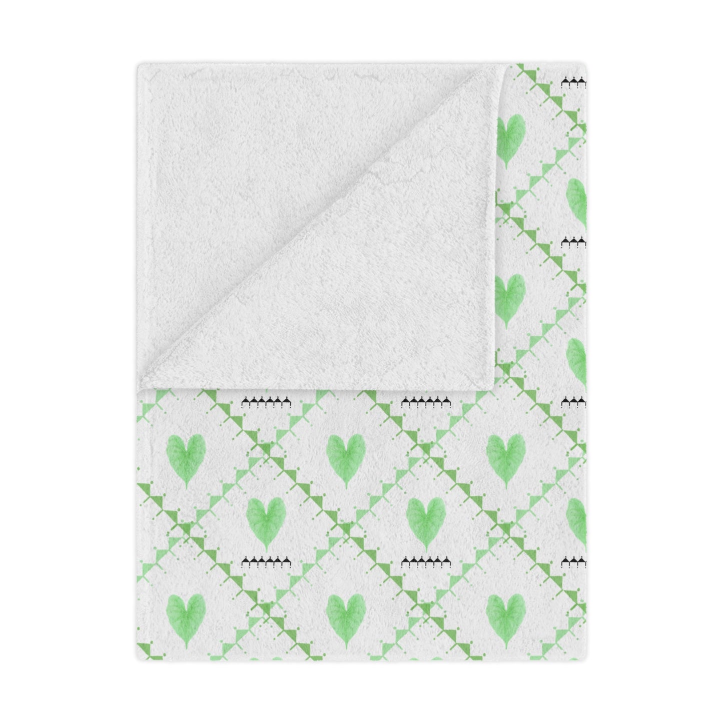 Green Aupua’a - Minky Blanket