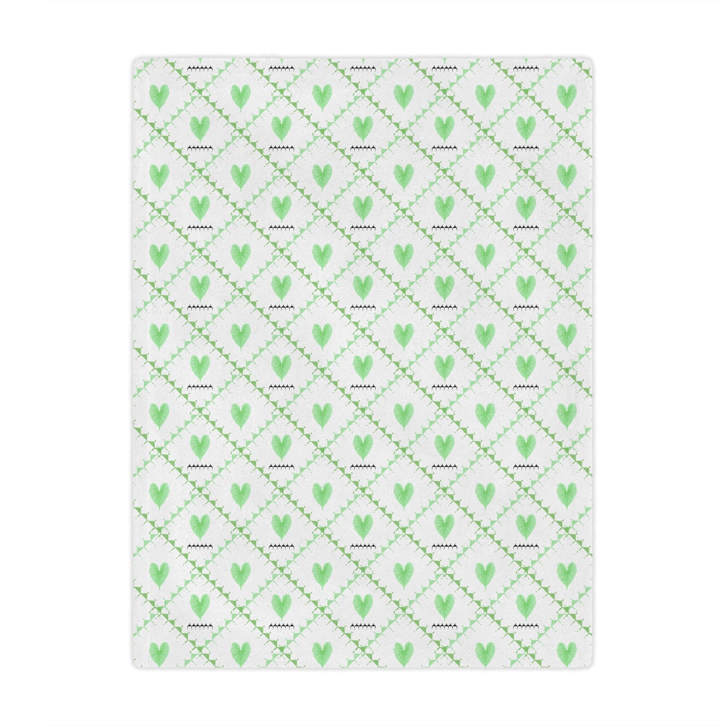 Green Aupua’a - Minky Blanket
