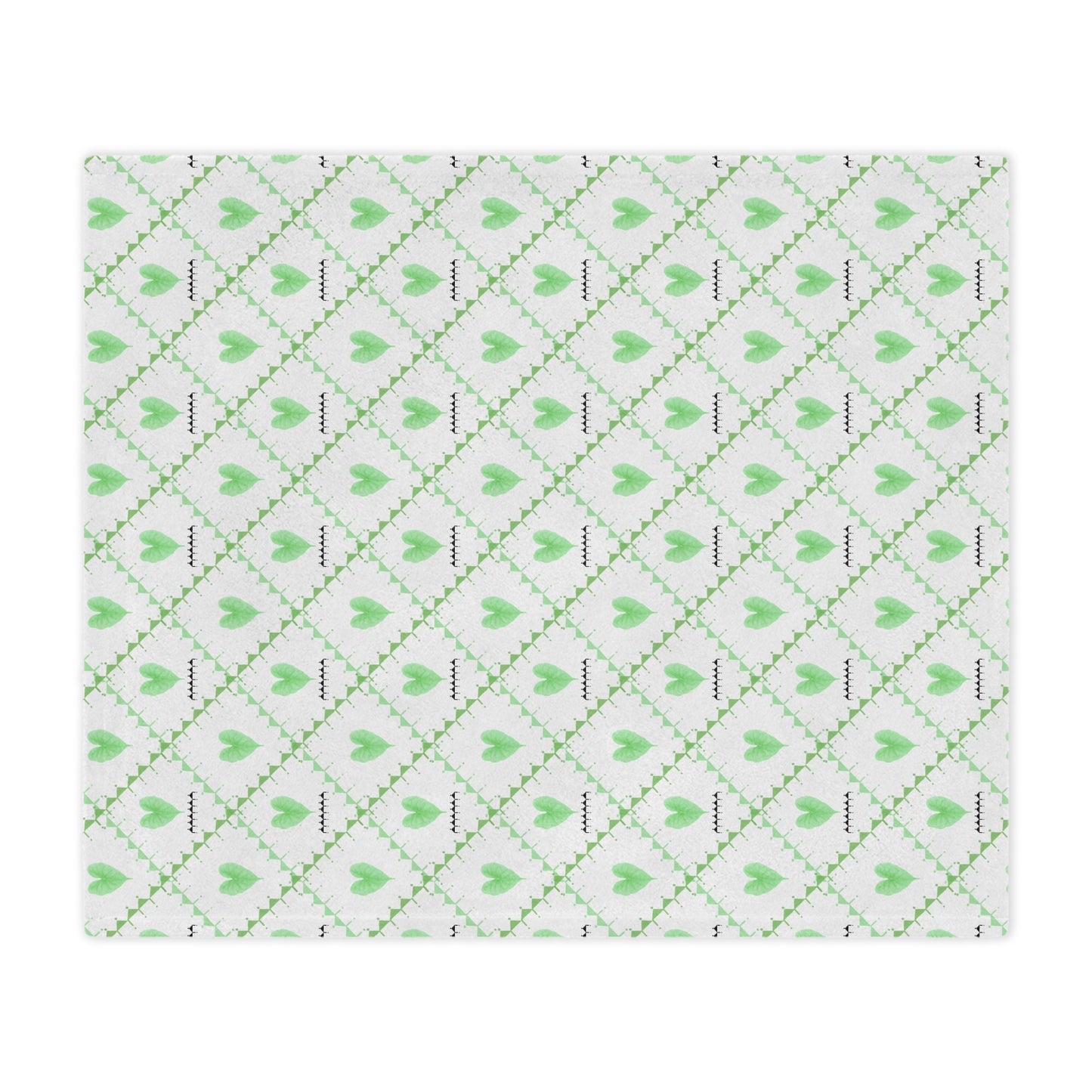 Green Aupua’a - Minky Blanket