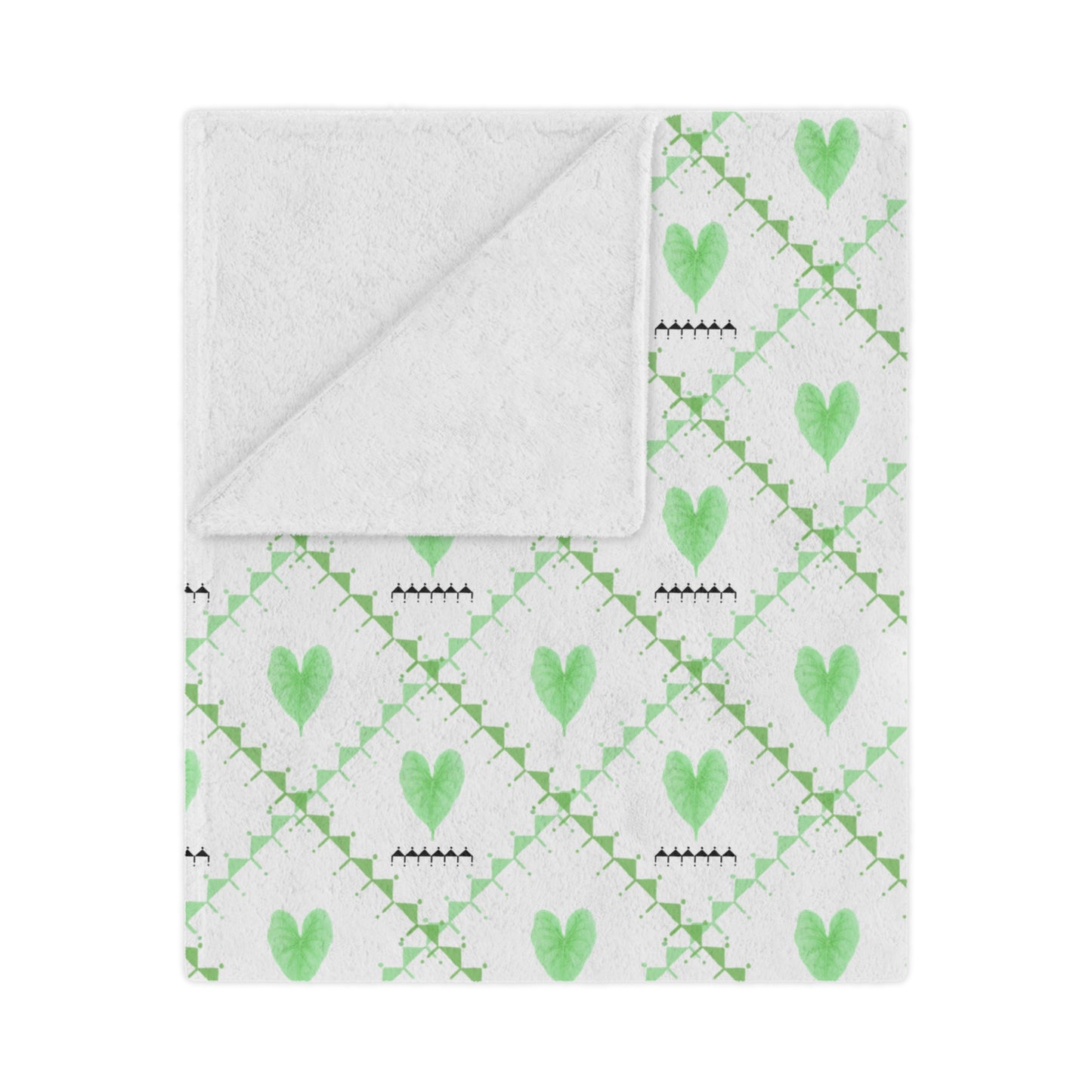 Green Aupua’a - Minky Blanket