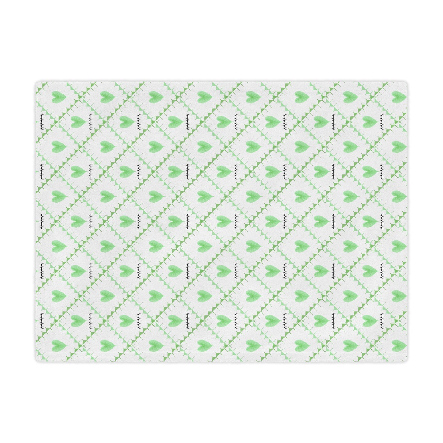 Green Aupua’a - Minky Blanket