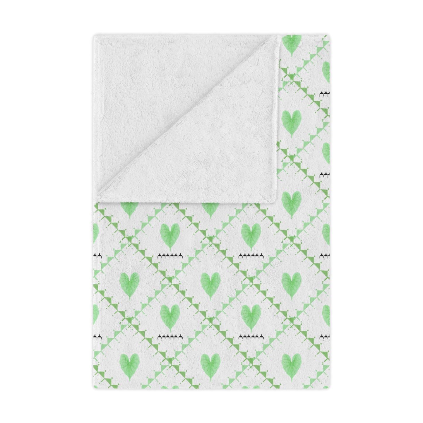 Green Aupua’a - Minky Blanket