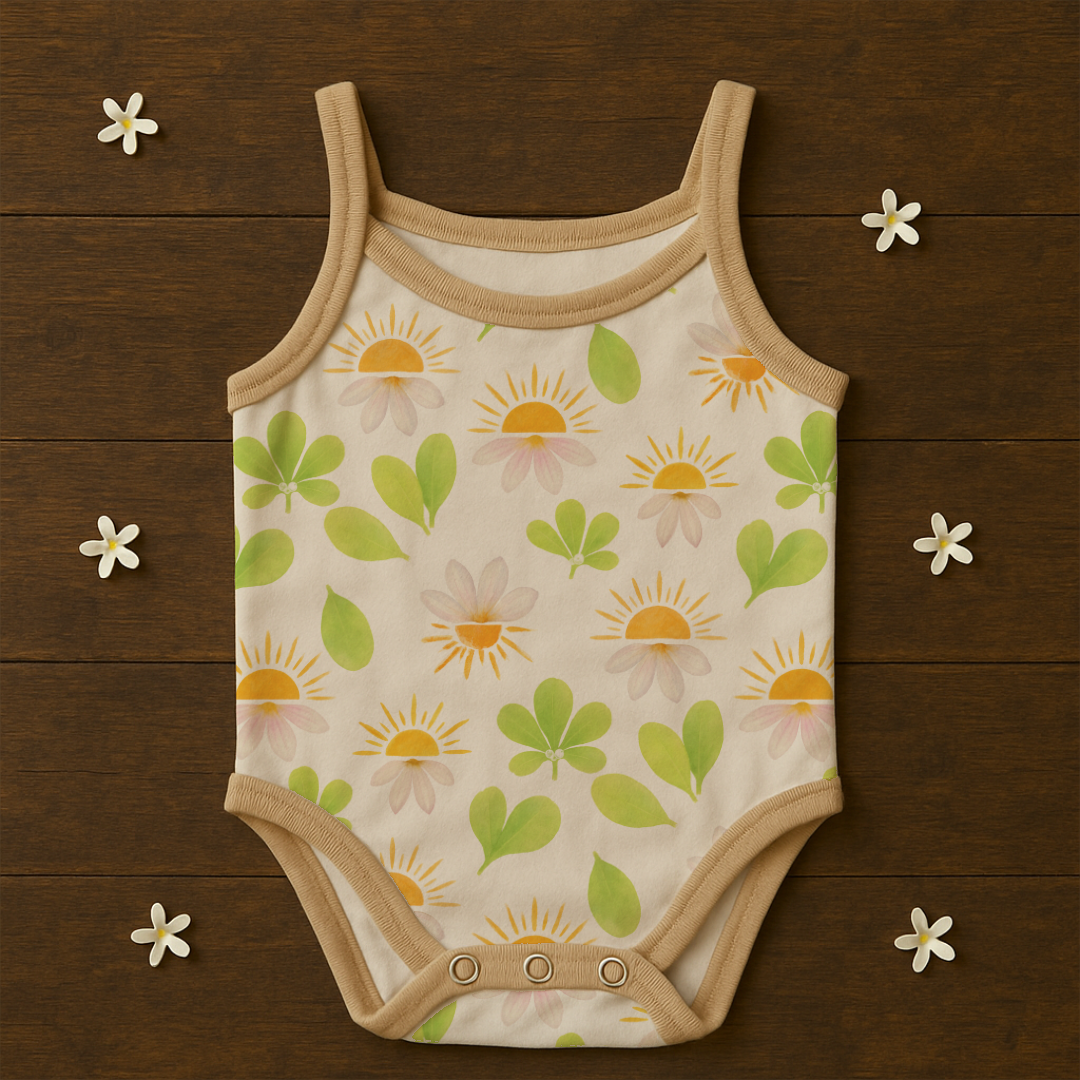 Naupaka Kālā - Strappy Bodysuit