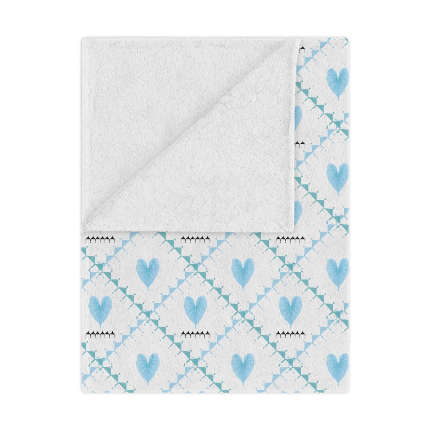 Blue Aupua’a - Minky Blanket