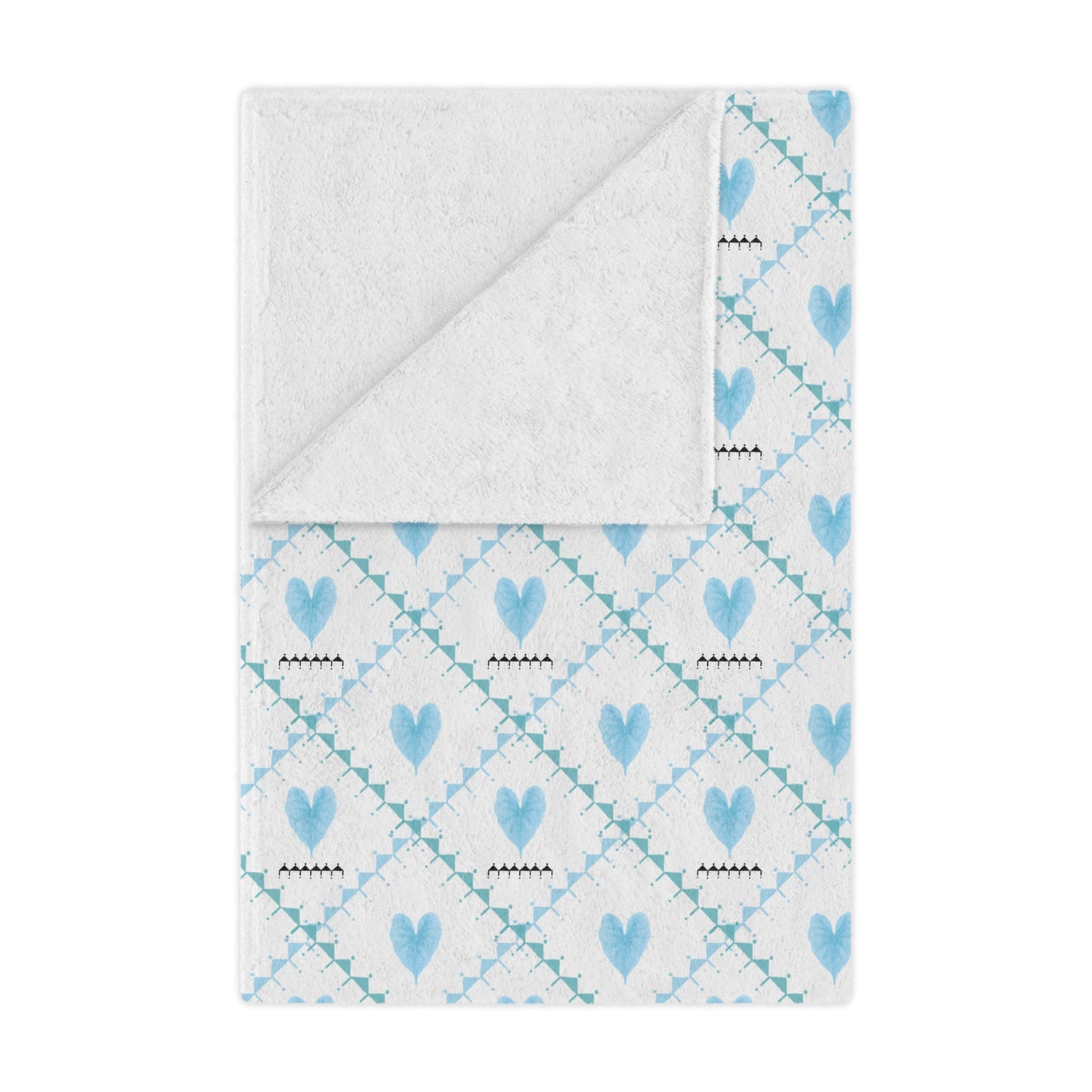 Blue Aupua’a - Minky Blanket