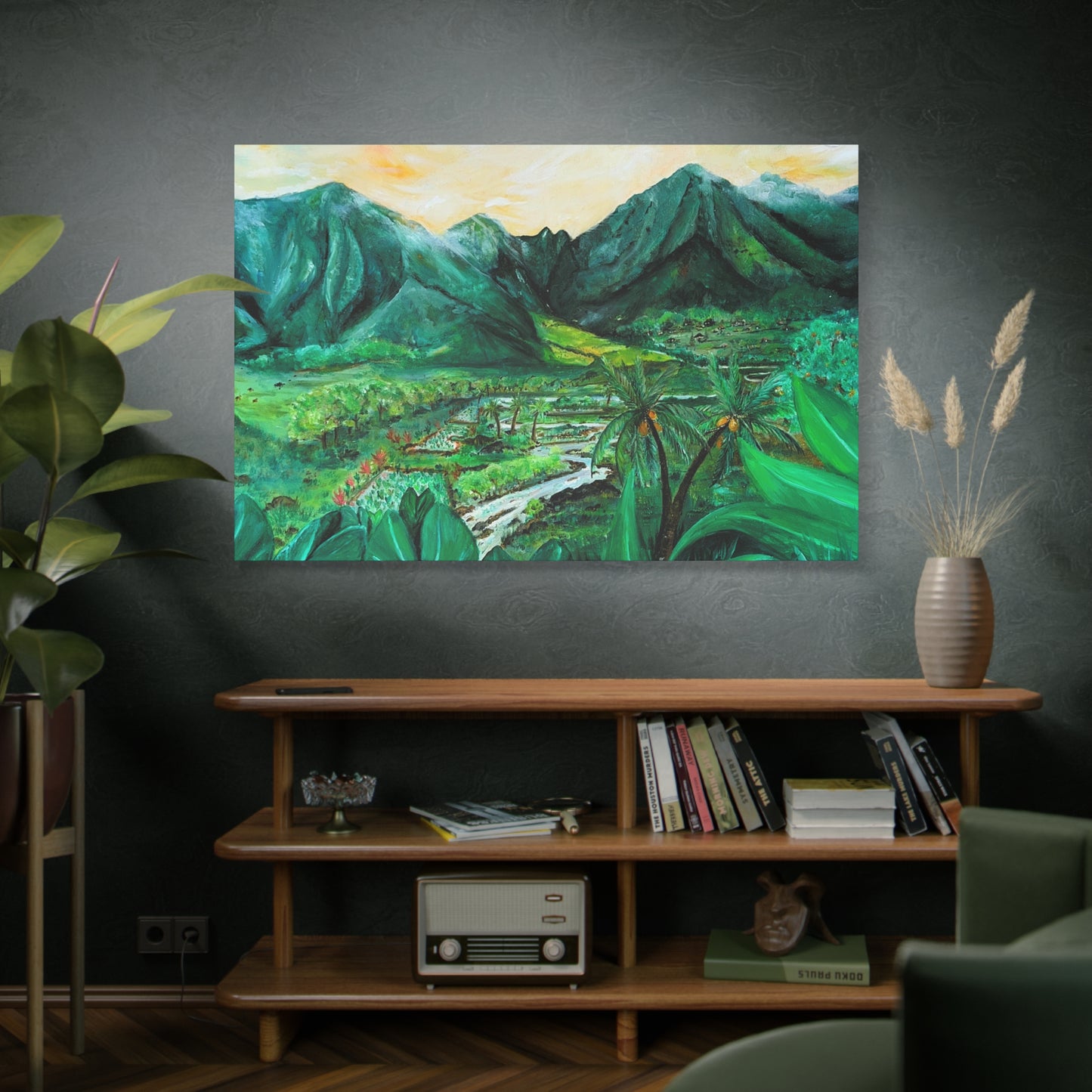 Waikapū - He Lāhui Kanaka Maka Koa - Canvas Gallery Wrap Giclée
