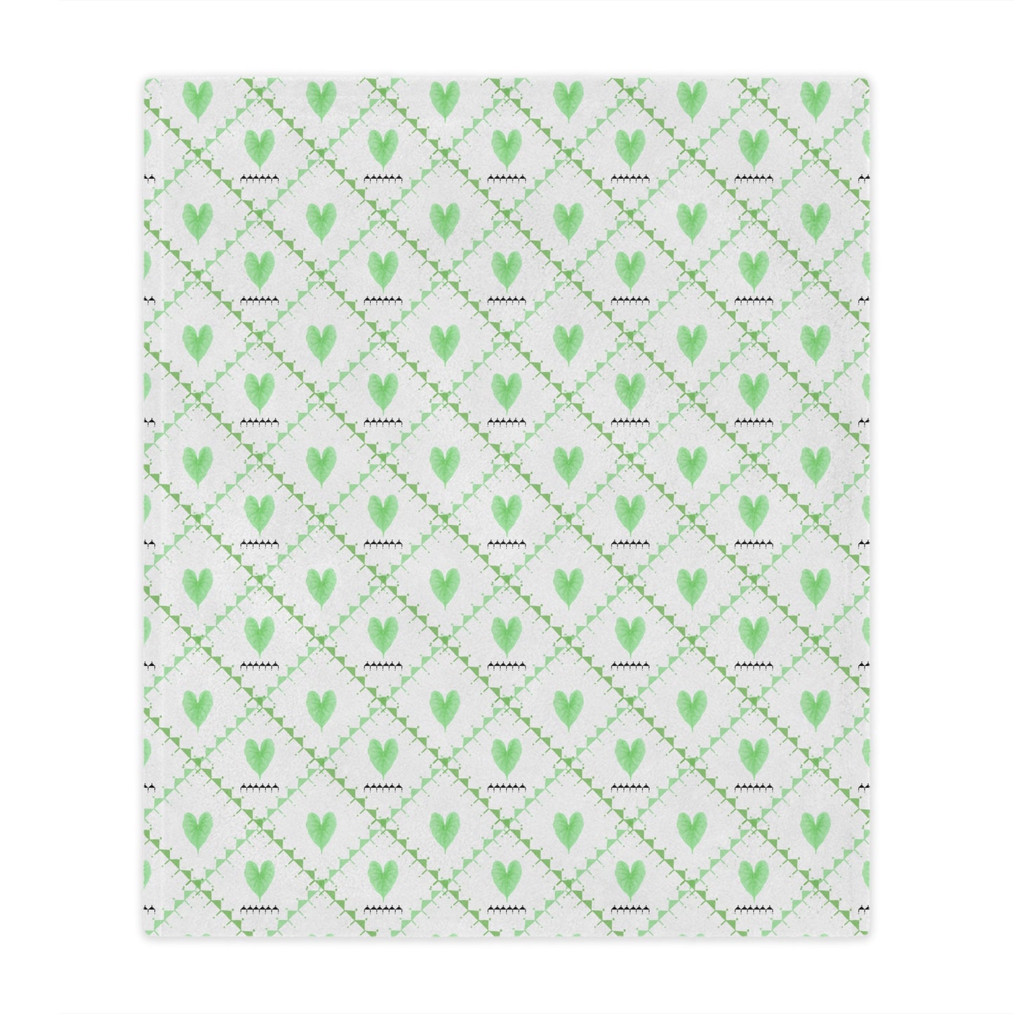 Green Aupua’a - Minky Blanket