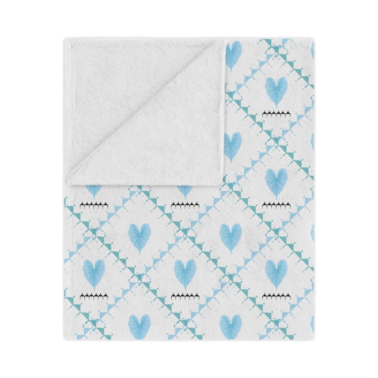 Blue Aupua’a - Minky Blanket