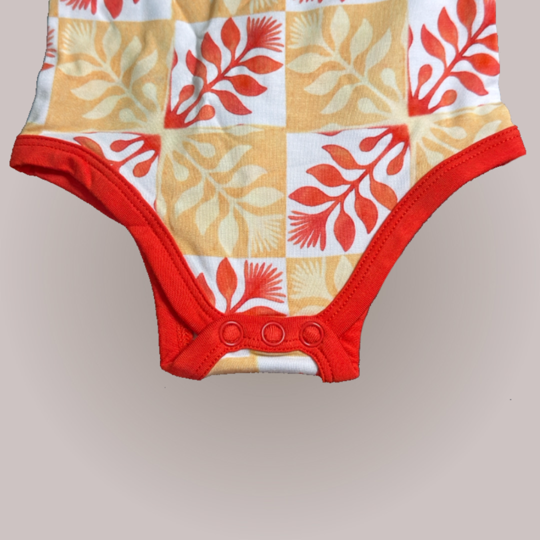 Ohia Lehua Quilt Checkers - Tank Bodysuit