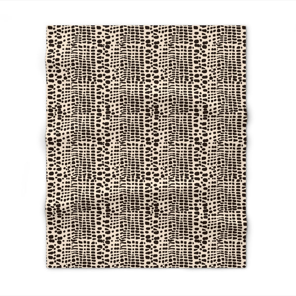 Cone Shell Print Throw Blanket