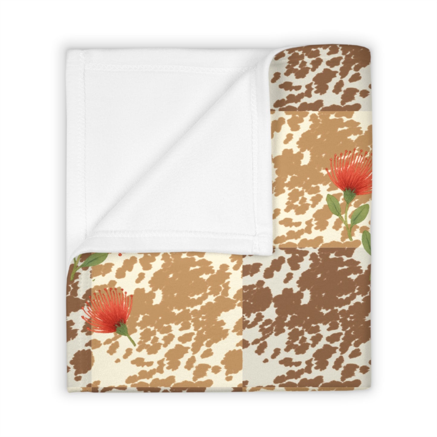 Pipi Ohia Patchwork Print Throw Blanket