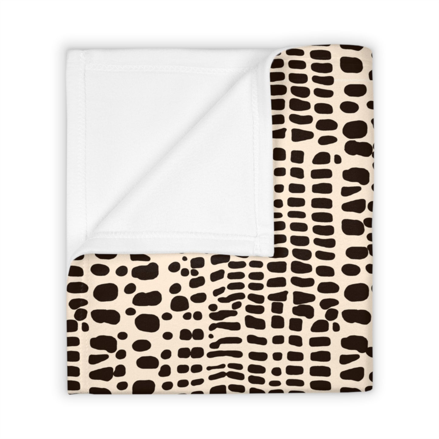 Cone Shell Print Throw Blanket