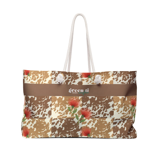 Pipi Ohia Patchwork Canvas Weekender Bag