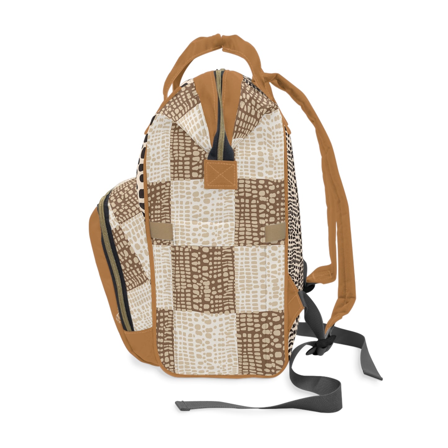 Cone Shell Patchwork Diaper Bag Backpack