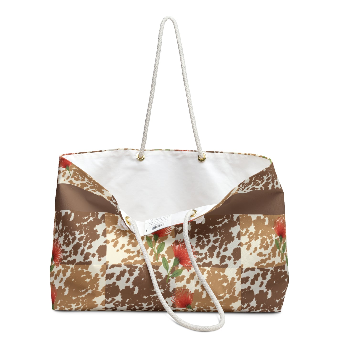 Pipi Ohia Patchwork Canvas Weekender Bag