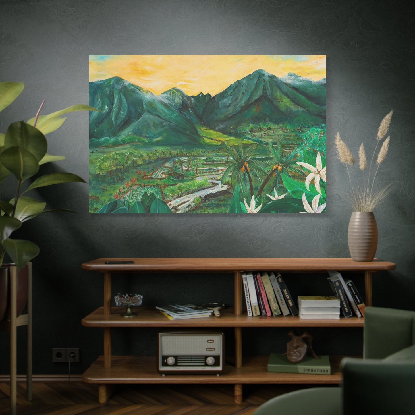 Waikapū - He Lāhui Kanaka Maka Koa - Canvas Gallery Wrap Giclée