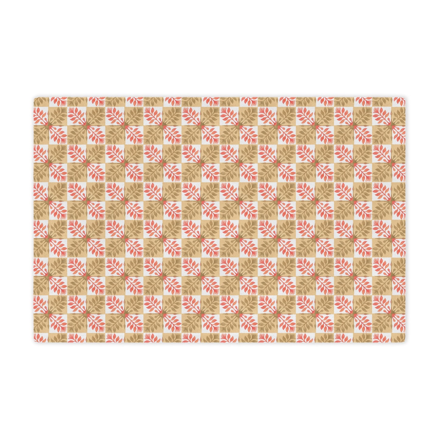 Ohia Lehua Quilt Checkered Minky Blanket