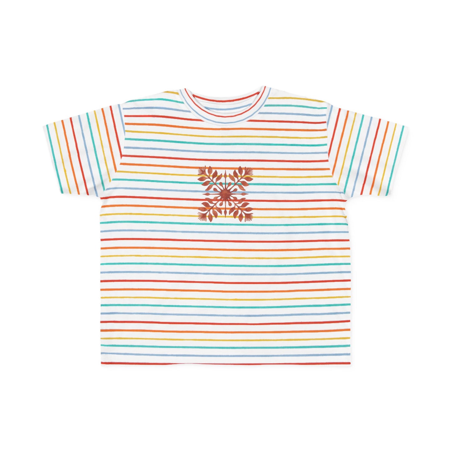 Lehua Quilt Watercolor Textile Toddler Tee