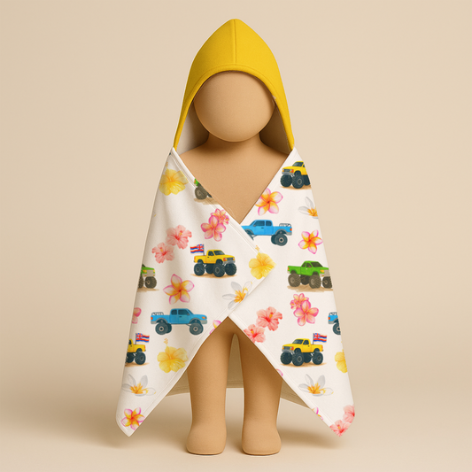 Truck Pua - Keiki Hooded Towel