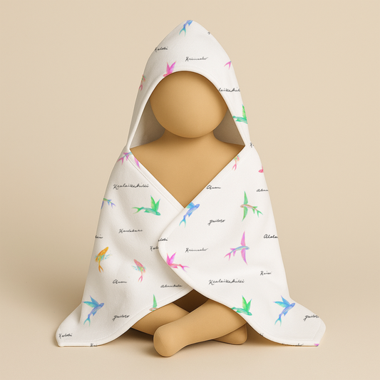 Pailolo Malolo - Keiki Hooded Towel
