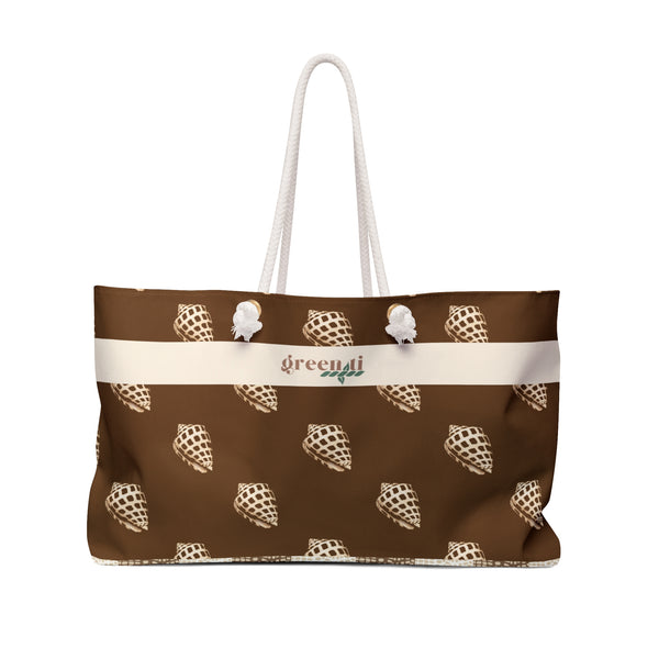 Cone Pattern Weekender Bag