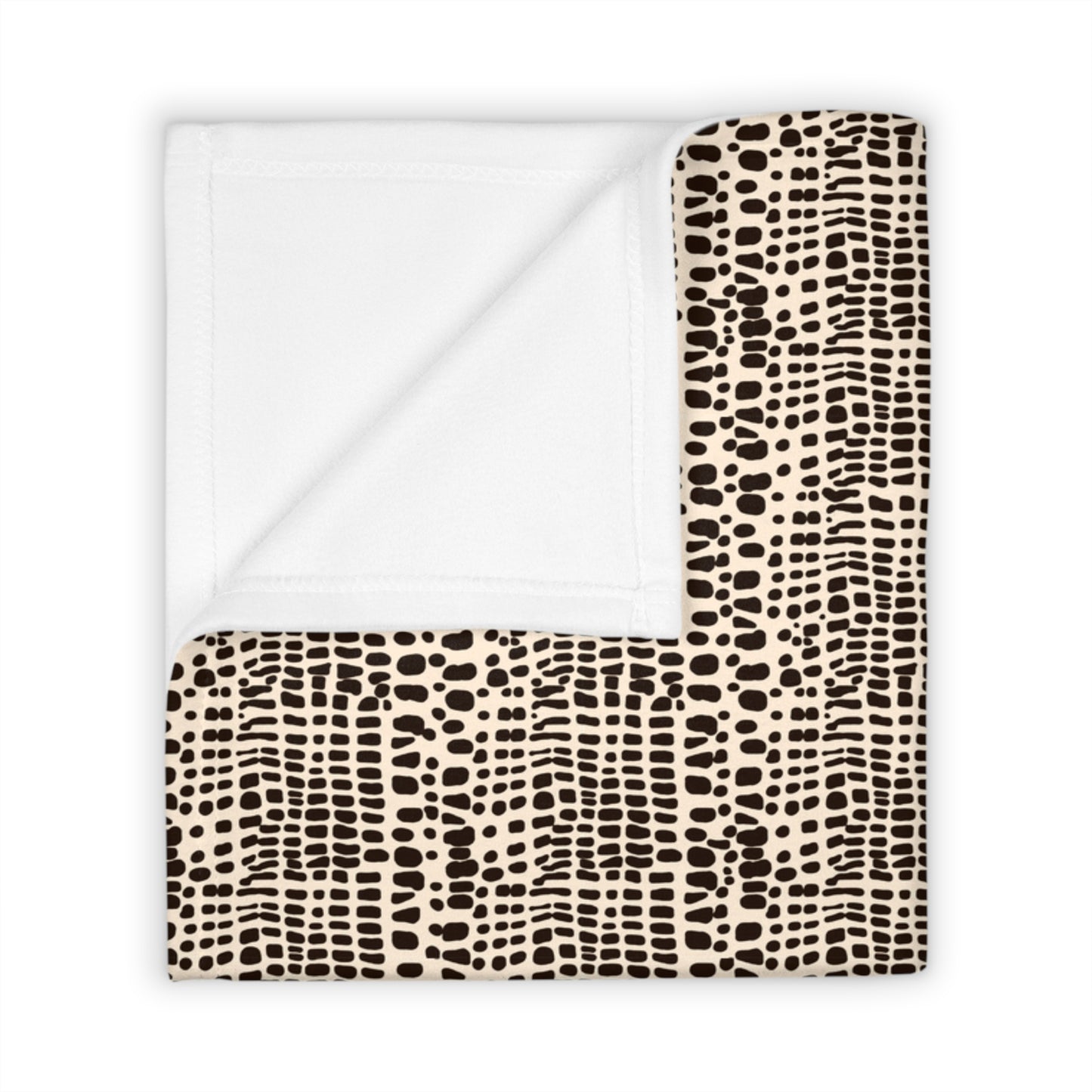 Cone Shell Print Throw Blanket