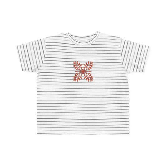 Lehua Quilt Watercolor Textile Toddler Tee