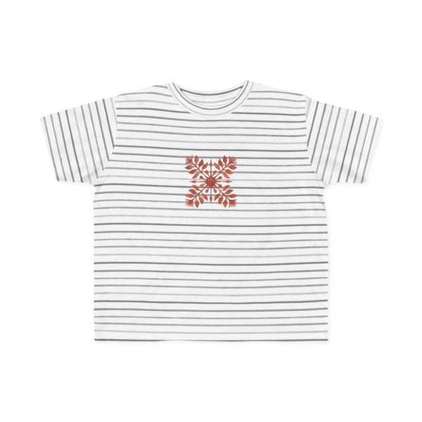 Lehua Quilt Watercolor Textile Toddler Tee