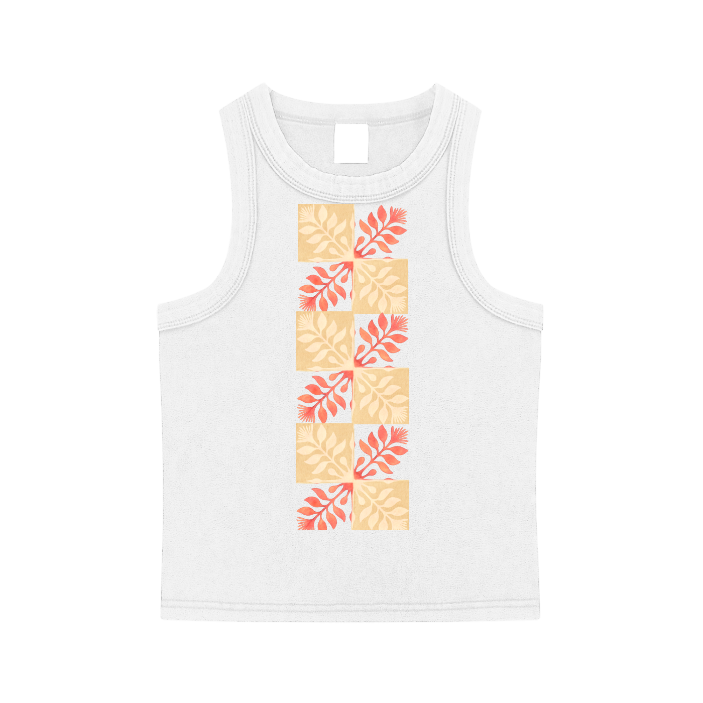 Ohia Lehua Checker Quilt Tank
