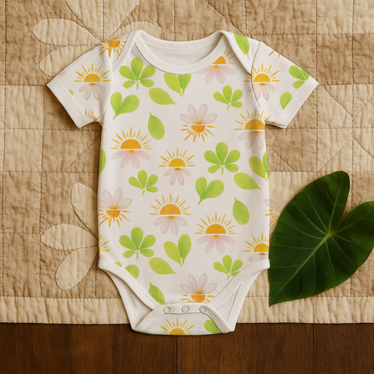 Naupaka Kālā - Short Sleeve Bodysuit