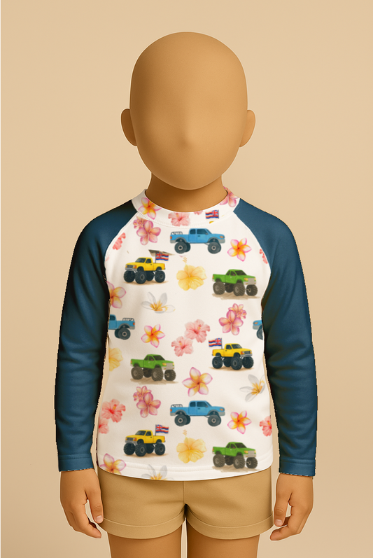 Truck Pua - Keiki Rash Guard