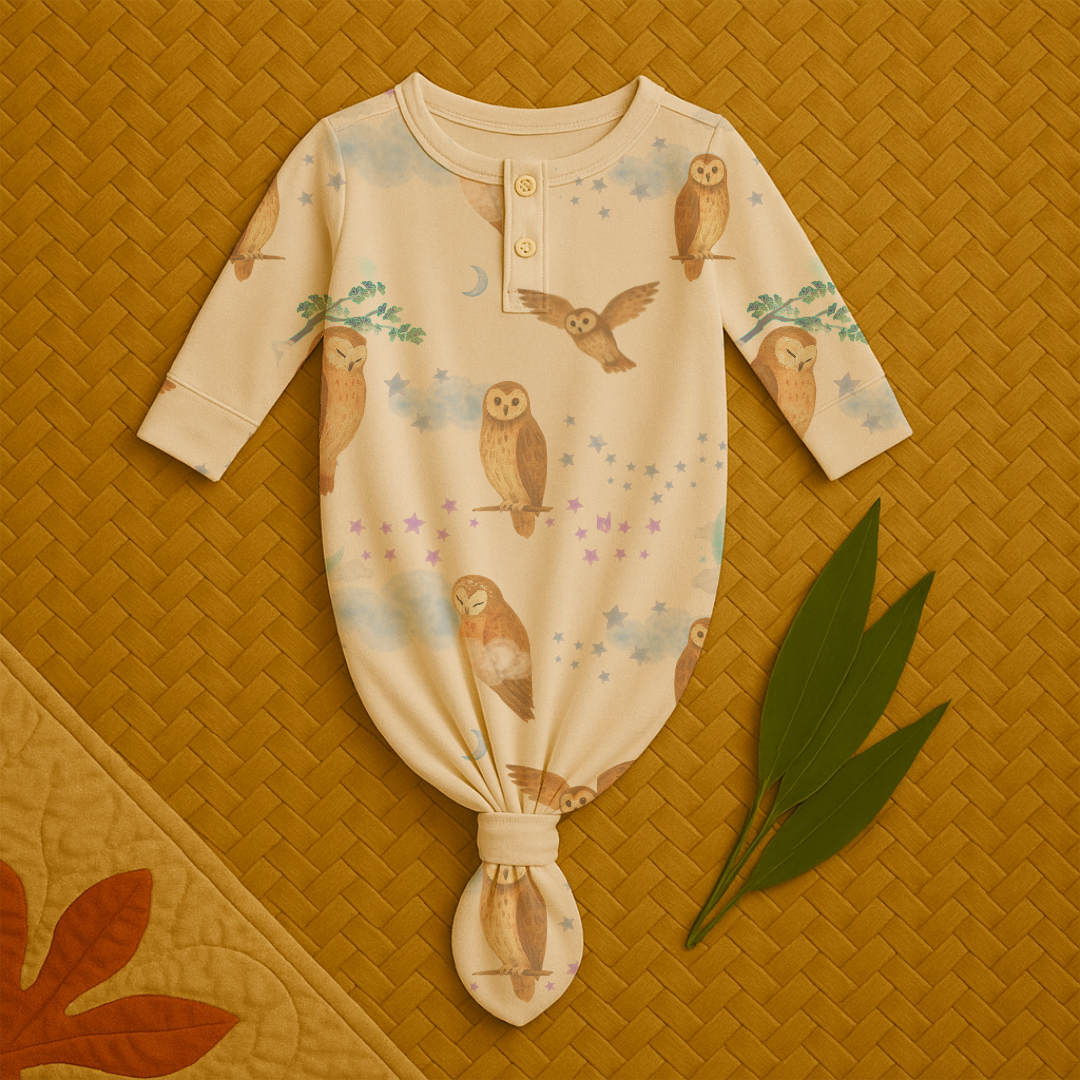 Pueo Pō - Infant Gown