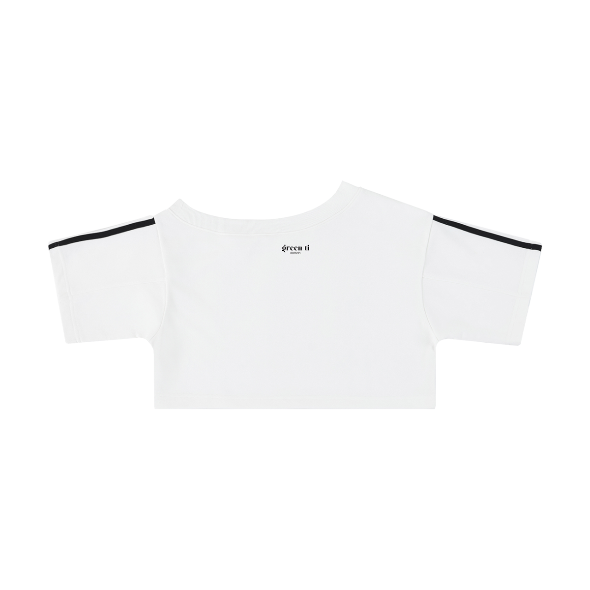 Off-the-Shoulder Ulu Paisley Crop T-Shirt