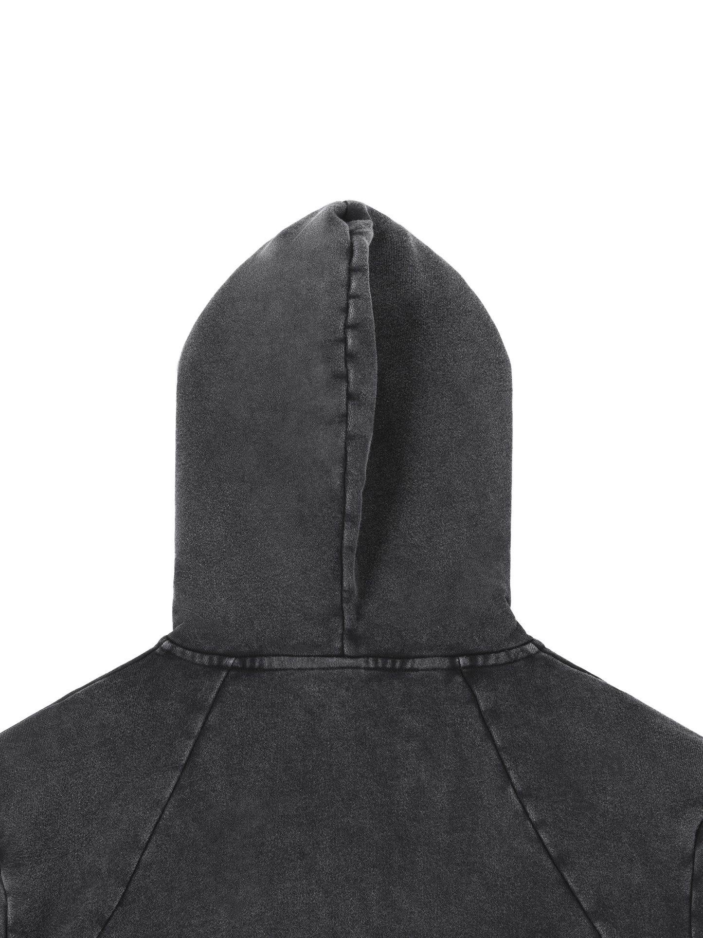 Naupaka Kālā Vintage Washed Raw Edge Hoodie